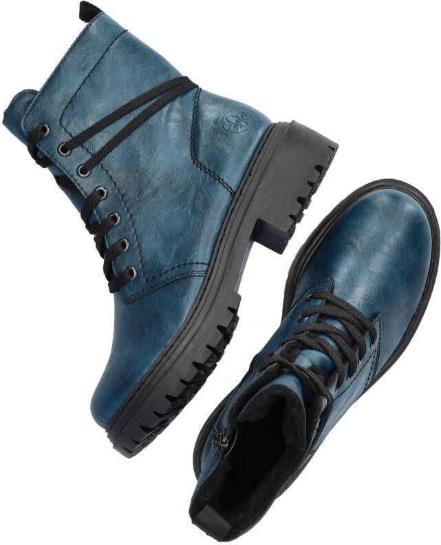 Rieker Winterlaarsjes met vetersluiting om de schacht - Foto 6