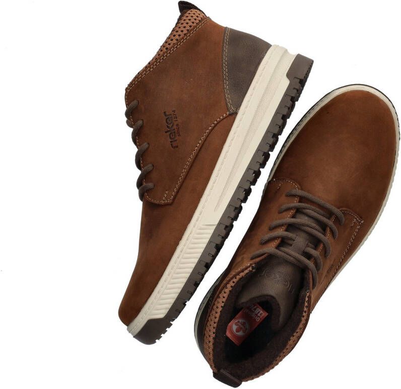Rieker Bruine extra brede veterschoenen voor heren Brown Heren - Foto 8