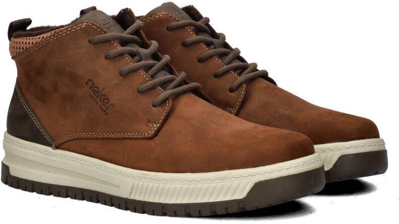 Rieker Bruine extra brede veterschoenen voor heren Brown Heren - Foto 7