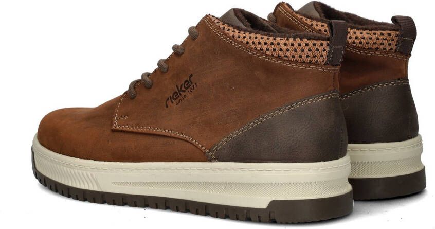 Rieker Bruine extra brede veterschoenen voor heren Brown Heren - Foto 6