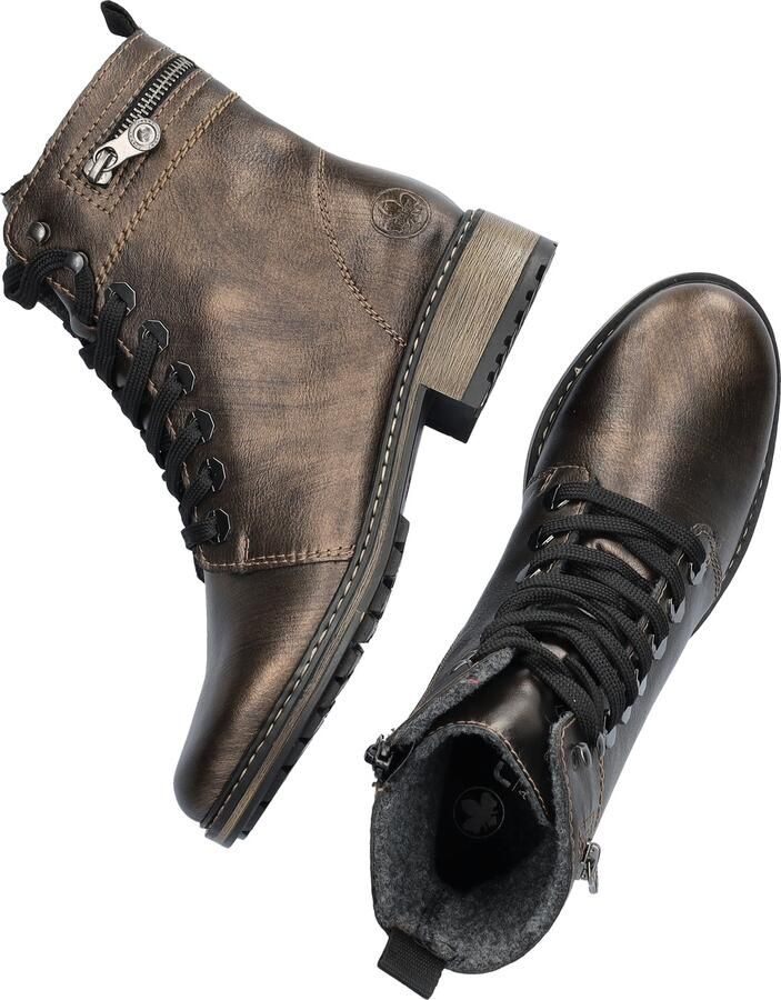 Rieker dames veterboot Brons - Foto 10