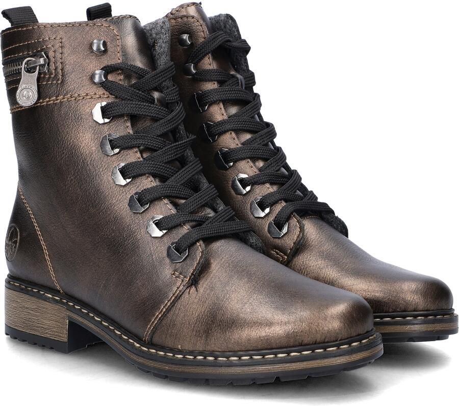 Rieker dames veterboot Brons - Foto 9