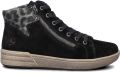 Rieker Veterboot X0709-00 Zwart Nubuck Warm Gevoerd - Zwart