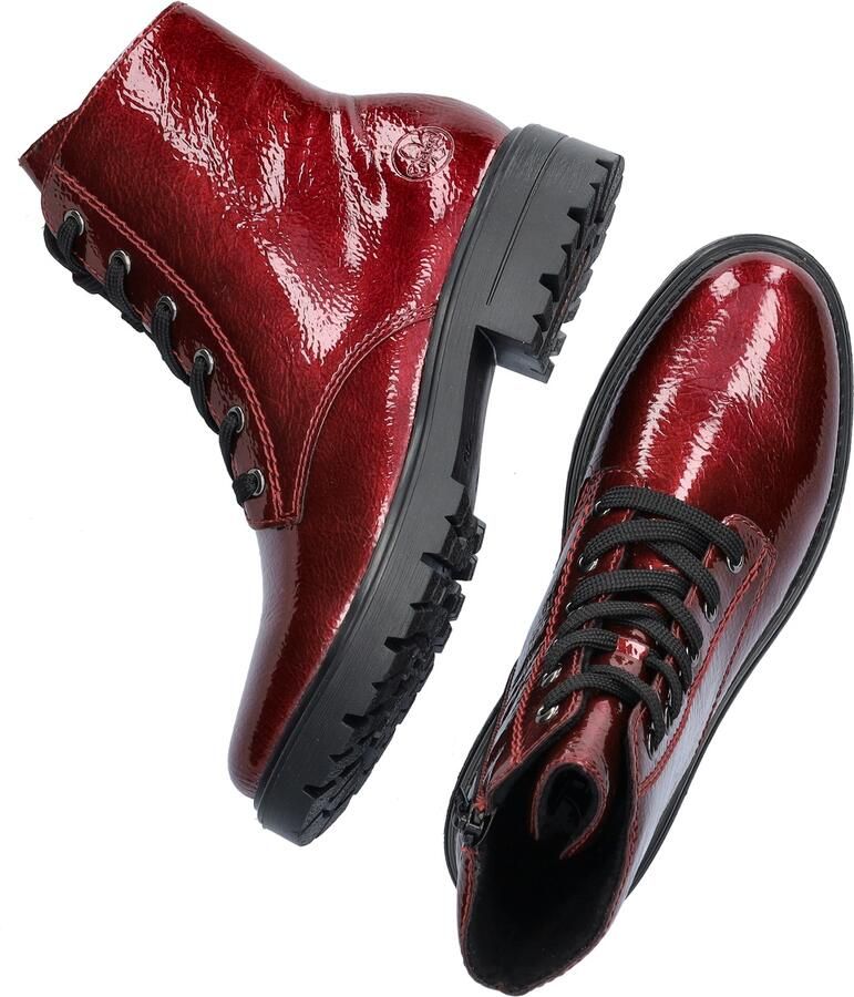 Rieker Veterschoenen Hoog Veterschoenen Hoog rood - Foto 4