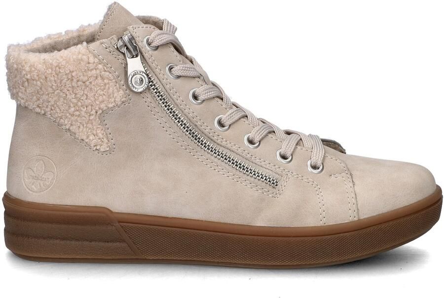 Rieker gevoerde veterboots beige - Foto 4