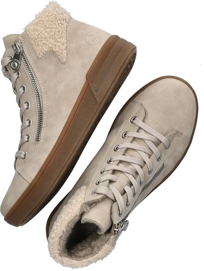 Rieker gevoerde veterboots beige - Foto 5