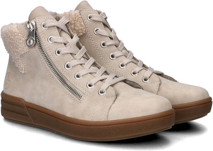 Rieker gevoerde veterboots beige - Foto 6