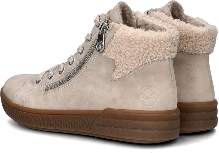 Rieker gevoerde veterboots beige - Foto 7