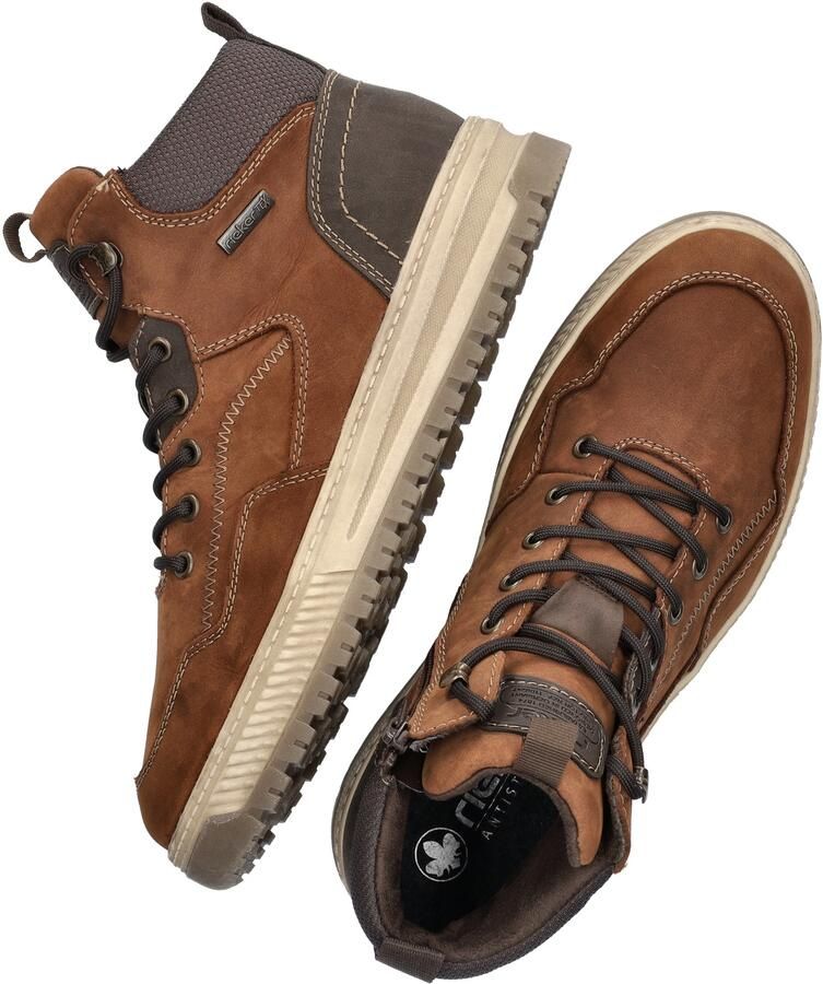 Rieker heren veterboot Cognac - Foto 3