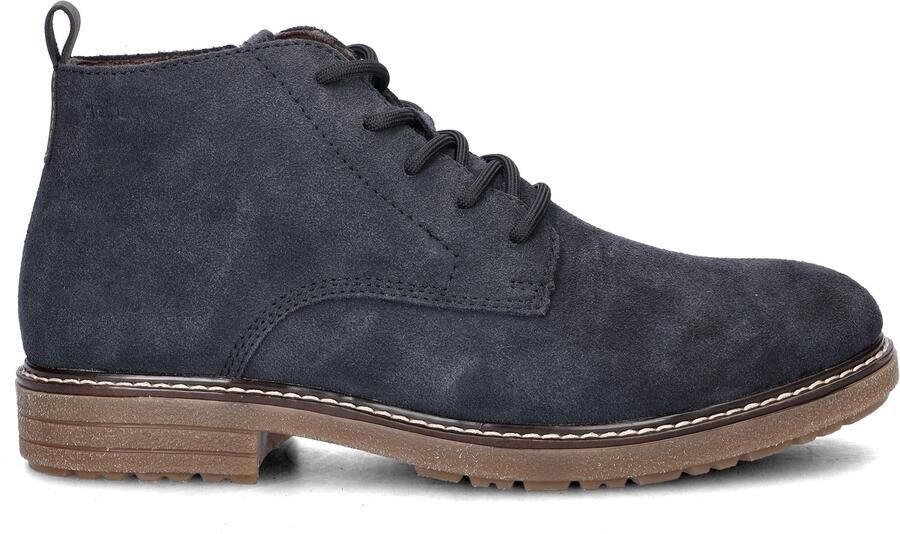 Rieker veterboot Donkerblauw