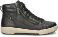 RRieker R-Rieker Hoge veterschoenen ankle boot high top sneaker leisure boots with zipper - Zwart