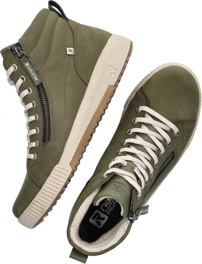 RRieker R-Rieker Hoge veterschoenen ankle boot high top sneaker leisure boots with zipper - Foto 17