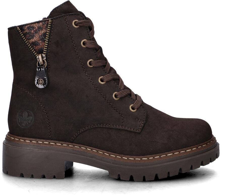 Rieker 72617 25 Biker Boots Kunstleer Brown - Foto 5