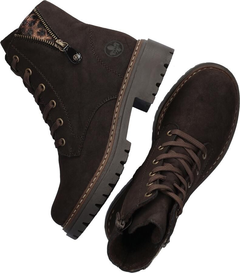 Rieker 72617 25 Biker Boots Kunstleer Brown - Foto 6