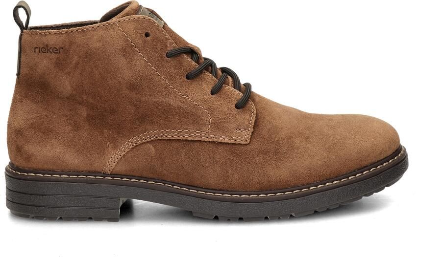 Rieker suede veterboots cognac - Foto 4