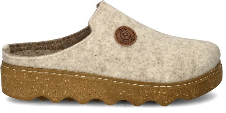 Rohde Pantoffels Foggia Pantoffel slof clog huis-slipper met profielzool