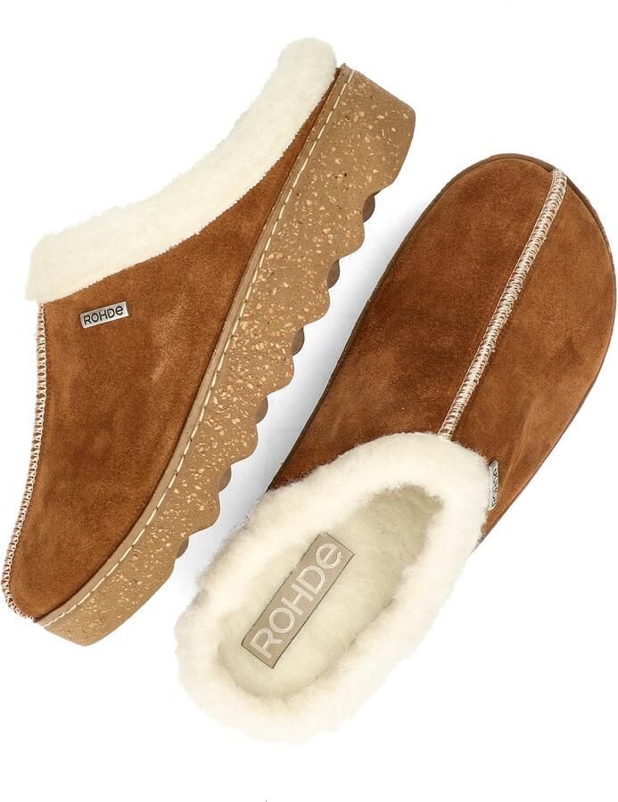 Rohde Pantoffels FOGGIA-D Pantoffel clog met uitneembare binnenzool van schapenvacht - Foto 18