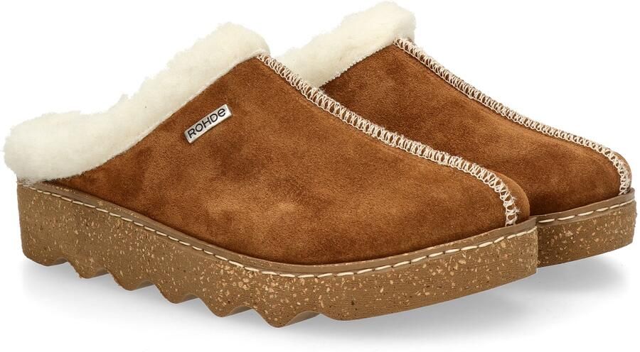 Rohde Pantoffels FOGGIA-D Pantoffel clog met uitneembare binnenzool van schapenvacht - Foto 19