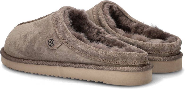 Rohde Livigno heren pantoffel Donker Taupe - Foto 4