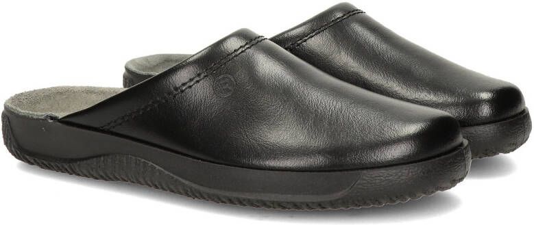 Rohde Pantoffels Zwart Leer 370410 Heren Leer - Foto 5