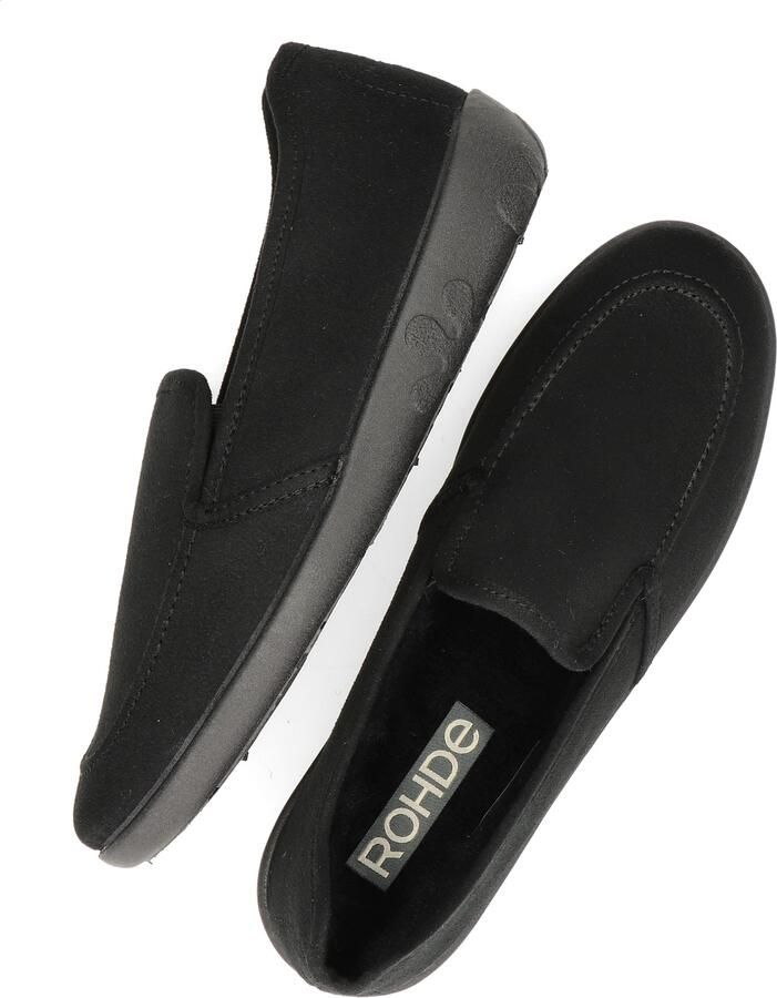 Rohde Pantoffels zwart Textiel 272224 - Foto 15