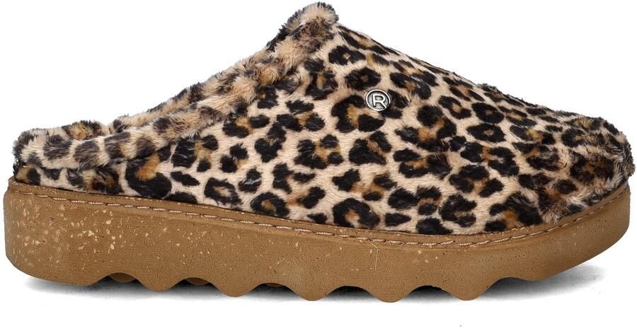 Rohde Dames Pantoffel Muil 6102-18 Panterprint - Foto 12