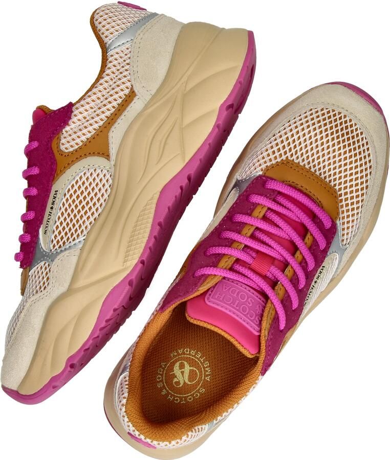 Scotch & Soda Scotch&Soda dames sneaker Celest 26 mesh beige rose - Foto 5