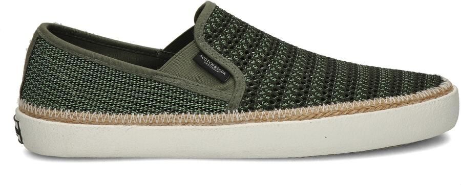 SCOTCH & SODA Instappers Heren Izomi Slip On Shoe Maat: 45 Materiaal: Textiel Kleur: Groen - Foto 3