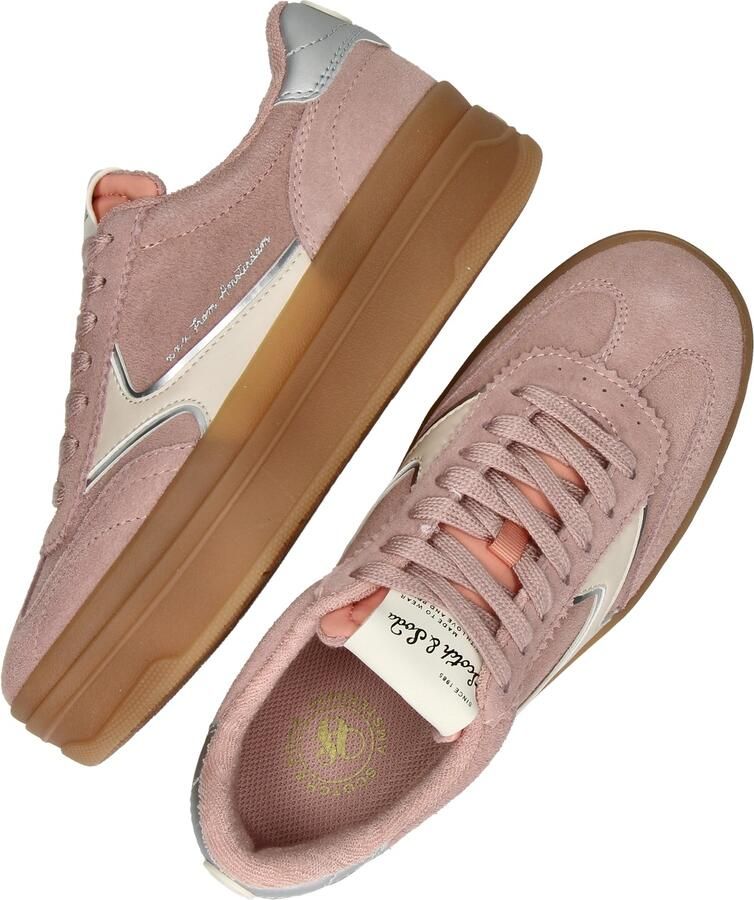 Scotch & Soda Minny suède sneakers roze - Foto 5