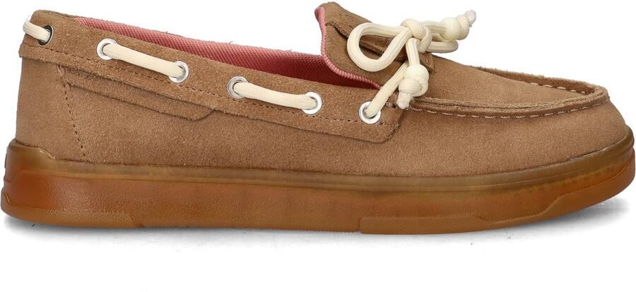 Scotch & Soda Nixie suède bootschoenen beige - Foto 4