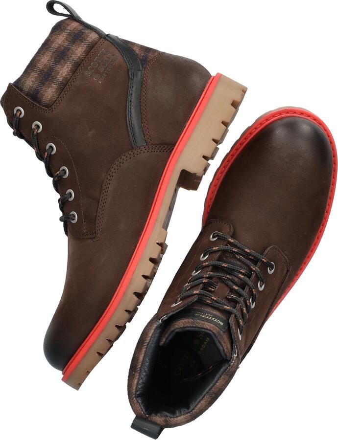 Scotch & Soda Timmy heren veterboot Bruin - Foto 3