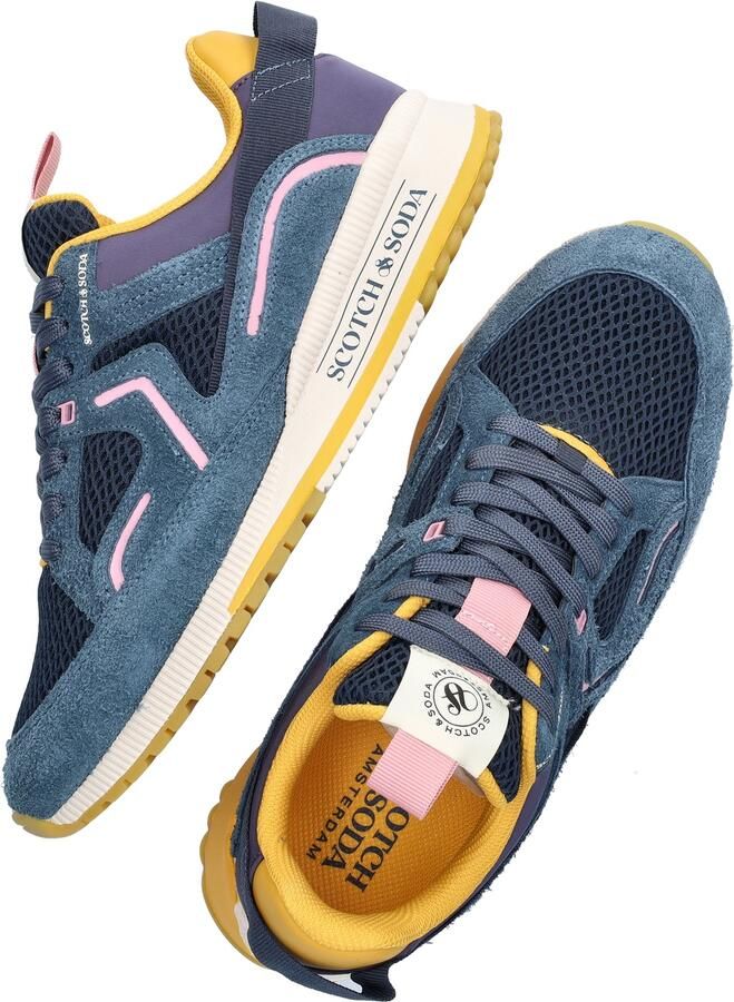 Scotch & Soda Vivex heren sneaker Donkerblauw - Foto 3