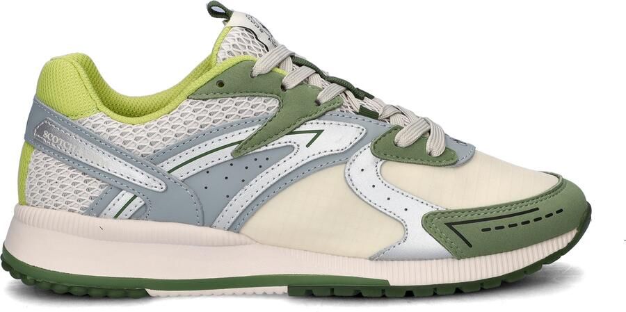 Scotch & Soda Vivex sneakers groen zilver - Foto 4