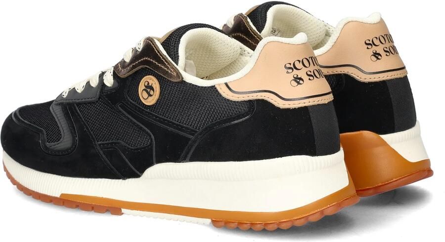 Scotch & Soda Damessneakers Scotch&Soda Vivi suède zwart - Foto 4