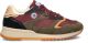 Scotch & Soda Dames sneaker Scotch&Soda Vivi suède groen bordo - Rood