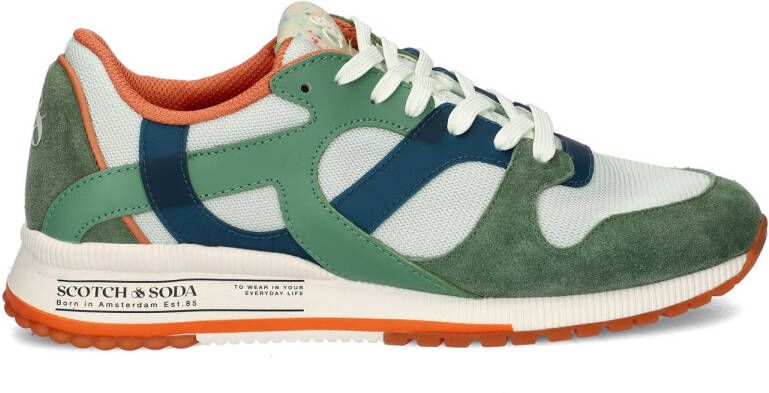 Scotch & Soda Heren Sneaker Vivex Green-Blue GROEN - Foto 3