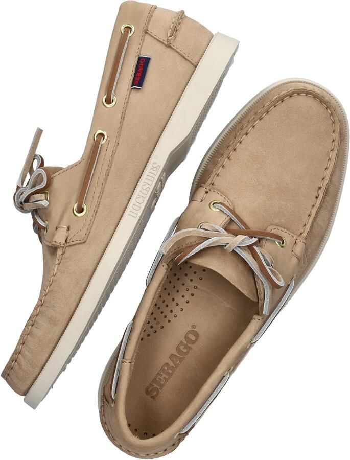 SEBAGO Veterschoenen Heren Docksides Maat: 46 5 Materiaal: Nubuck Kleur: Camel - Foto 9