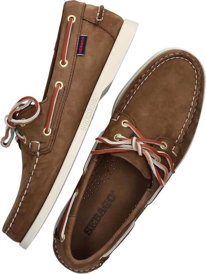 SEBAGO Veterschoenen Heren Docksides Maat: 44 5 Materiaal: Nubuck Kleur: Bruin - Foto 7