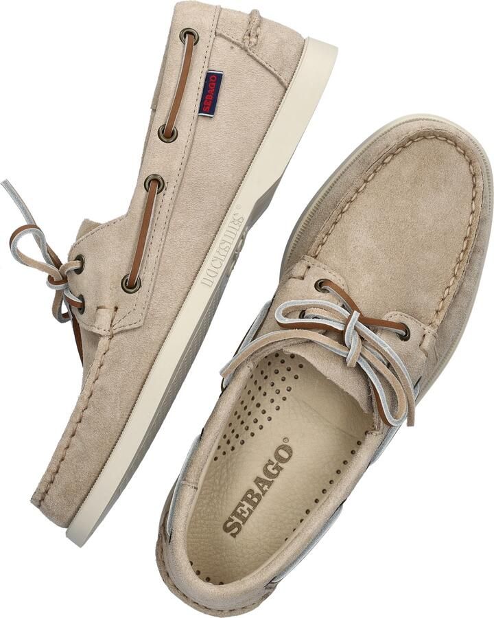 Sebago Authentic Original Boat Shoe Suede Leather Dove Grey Loafers - Foto 7