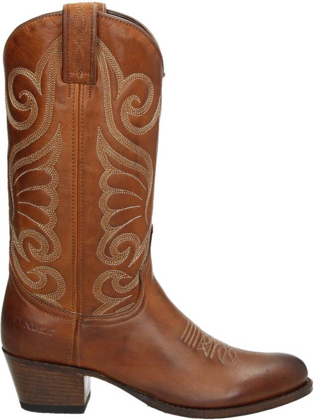 Sendra 11627 Deborah leren cowboylaarzen cognac