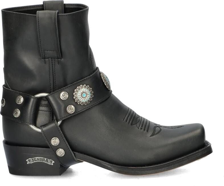 Sendra 13857 Blues Strong nubuck cowboylaarzen zwart - Foto 3