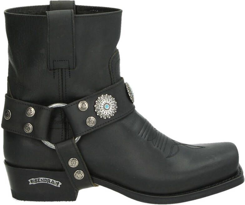 Sendra 13857 Blues Strong nubuck cowboylaarzen zwart