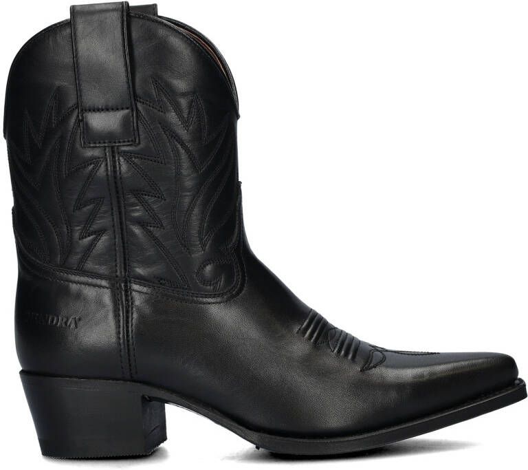 Sendra Gene Berdy dames cowboylaars Zwart