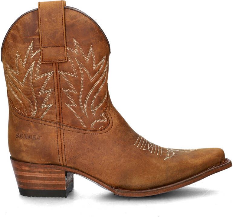 Sendra Gene Berdy dames cowboylaars Cognac - Foto 2