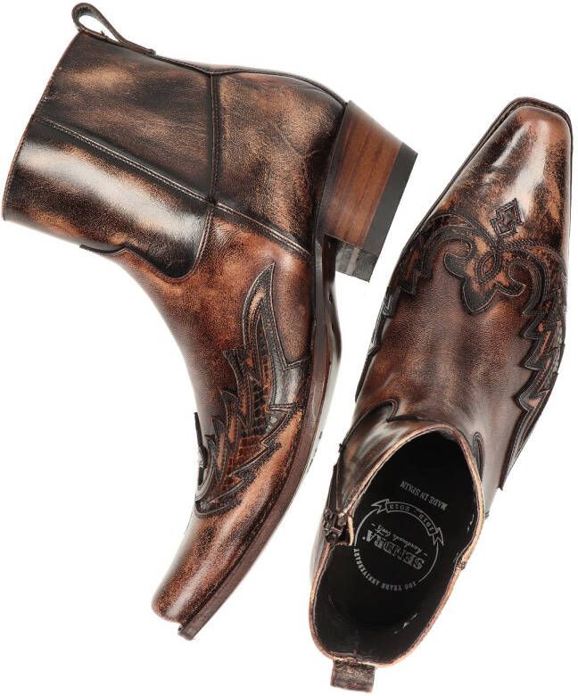 Sendra 12185 Mimo leren cowboylaarzen donkerbruin - Foto 5