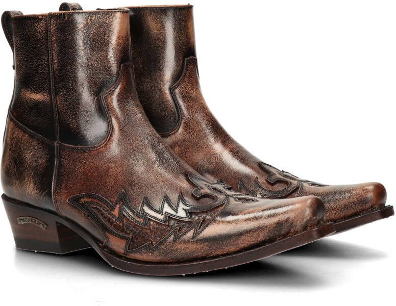 Sendra 12185 Mimo leren cowboylaarzen donkerbruin - Foto 3