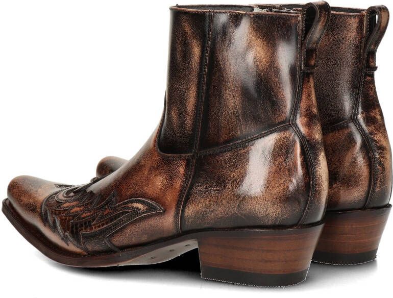Sendra 12185 Mimo leren cowboylaarzen donkerbruin - Foto 4