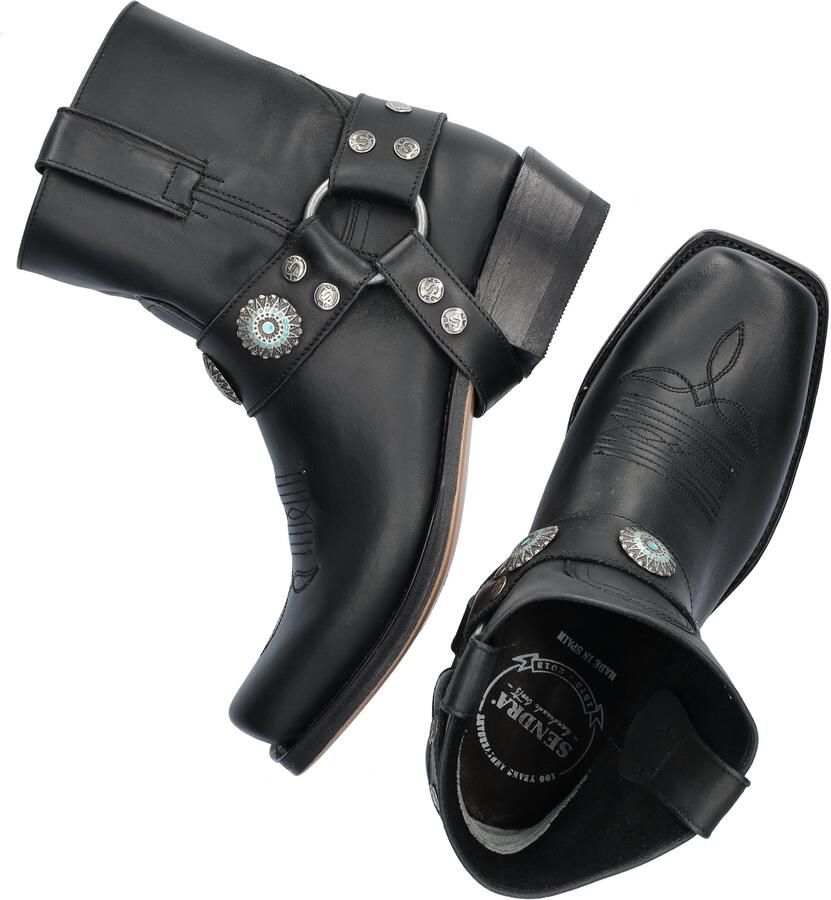 Sendra 13857 Blues Strong nubuck cowboylaarzen zwart - Foto 2