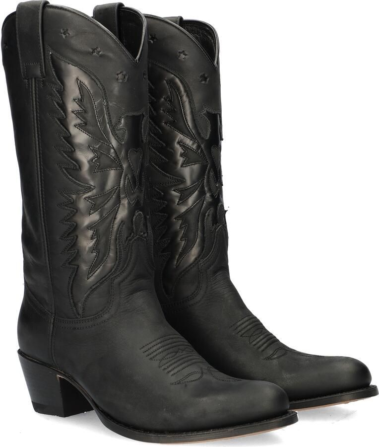 Sendra 18821 Debora leren cowboylaarzen zwart - Foto 4