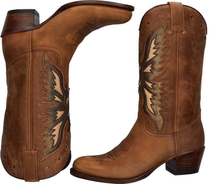 Sendra Debora 18821 dames cowboylaars Bruin multi - Foto 3